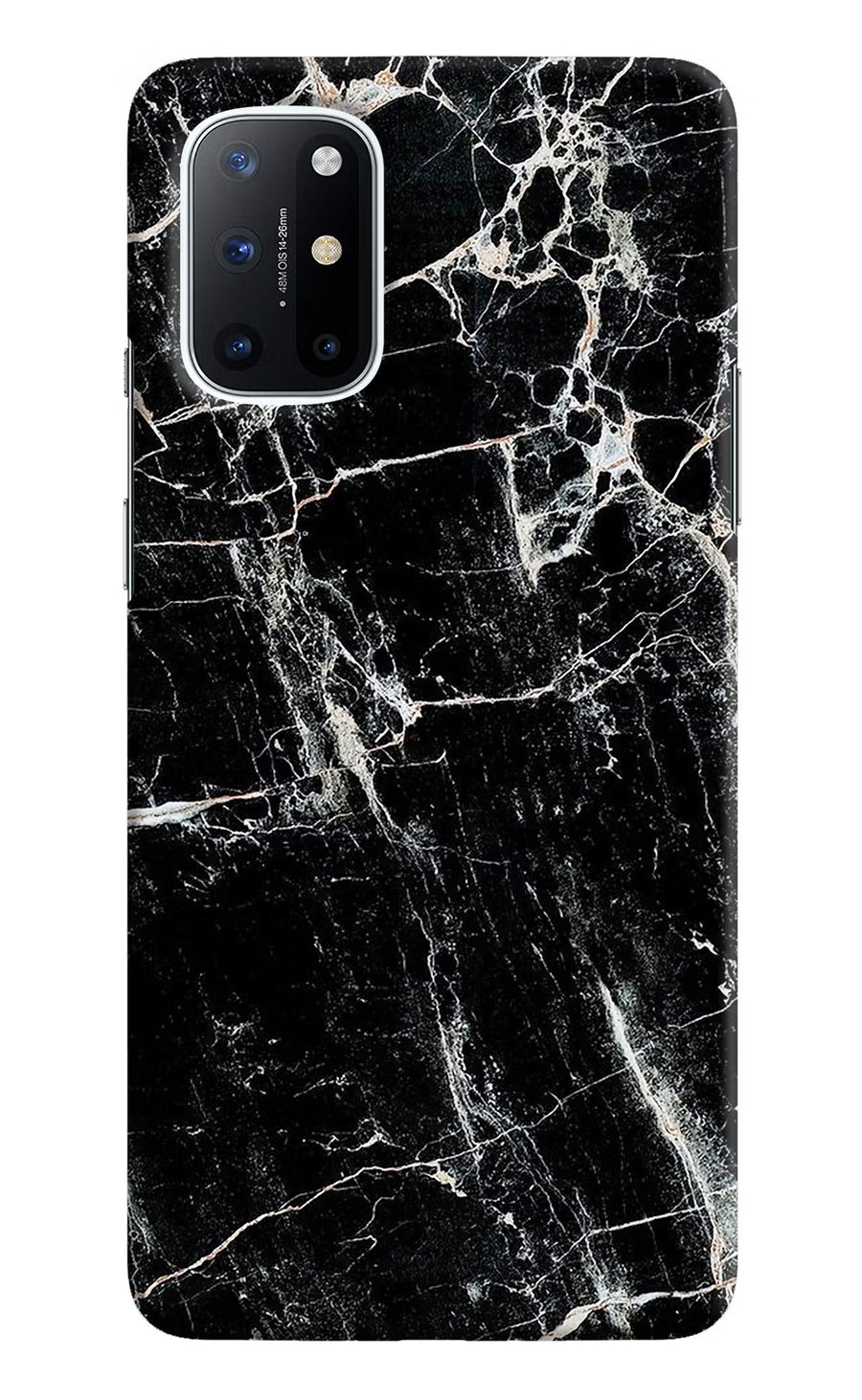 Black Marble Texture Oneplus 8T Back Cover, Hard case