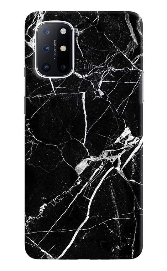 Black Marble Pattern Oneplus 8T Hard Case Back Cover by Casekaro