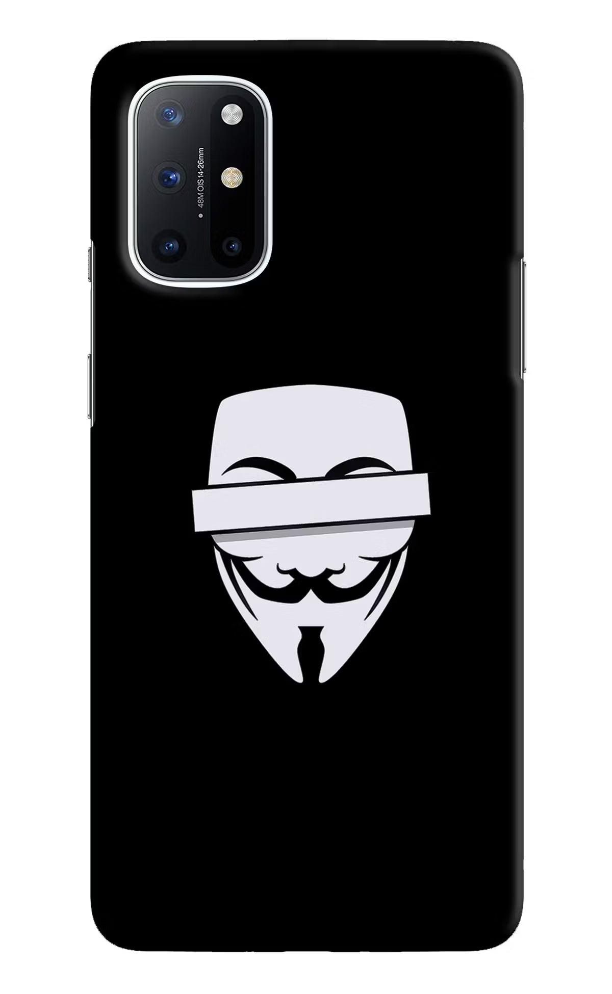 Anonymous Face Oneplus 8T Hard Case Back Cover by Casekaro
