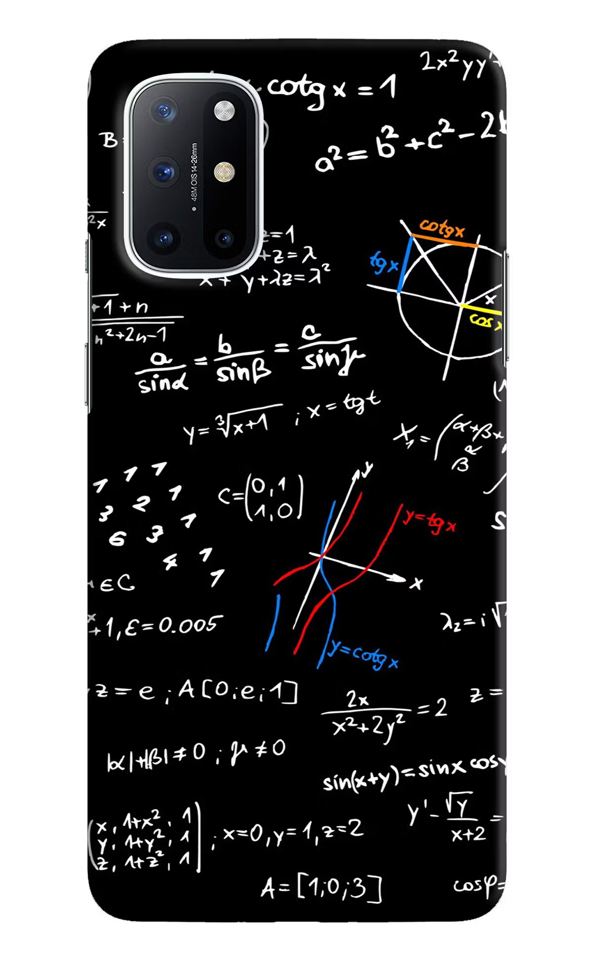 Mathematics Formula Oneplus 8T Hard Case Back Cover by Casekaro