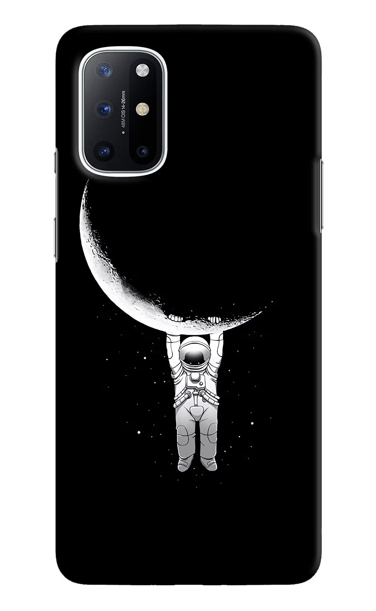 Moon Space Oneplus 8T Hard Case Back Cover by Casekaro
