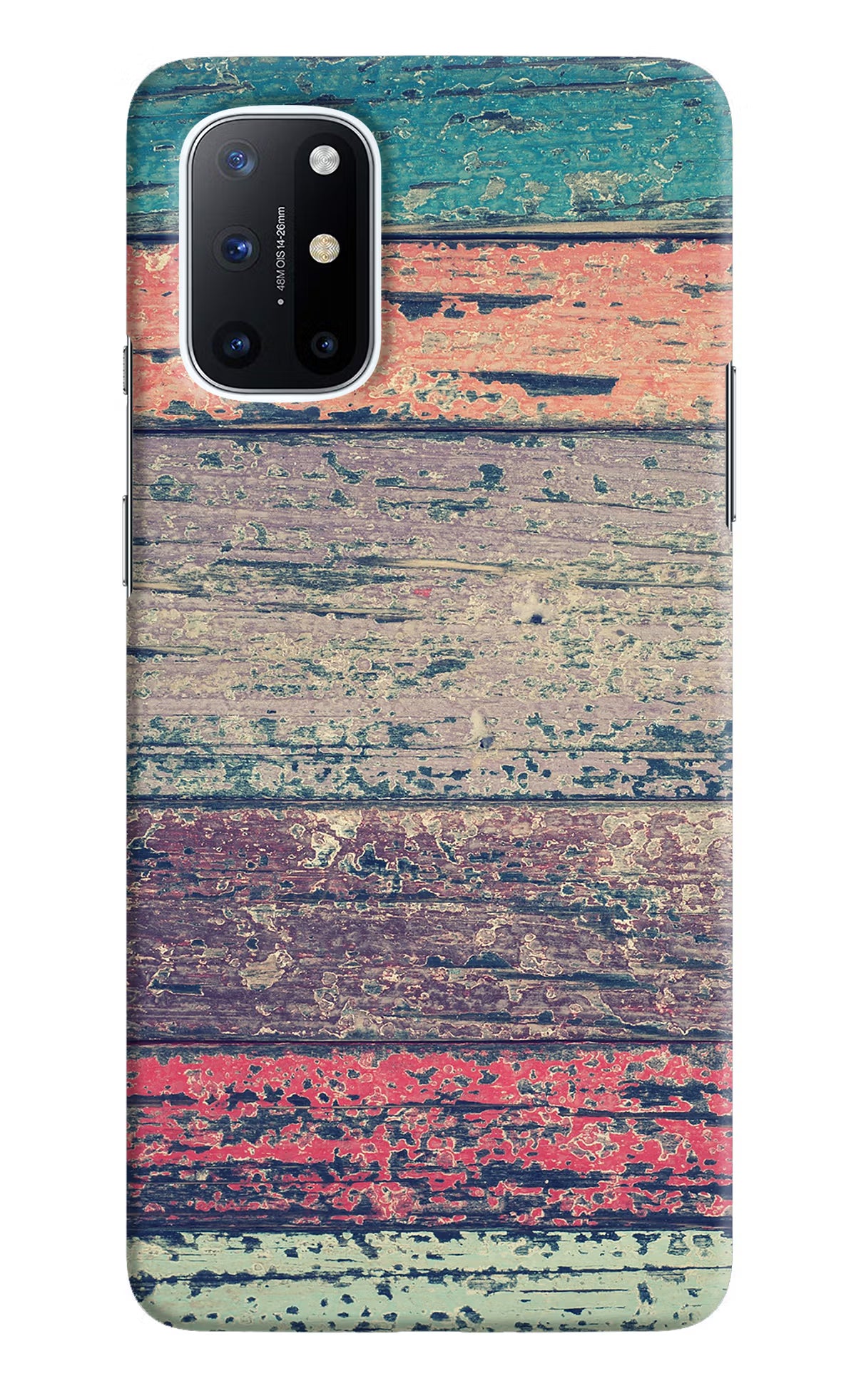 Colourful Wall Oneplus 8T Hard Case Back Cover by Casekaro