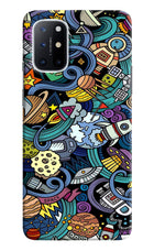 Space Abstract Oneplus 8T Hard Case Back Cover by Casekaro