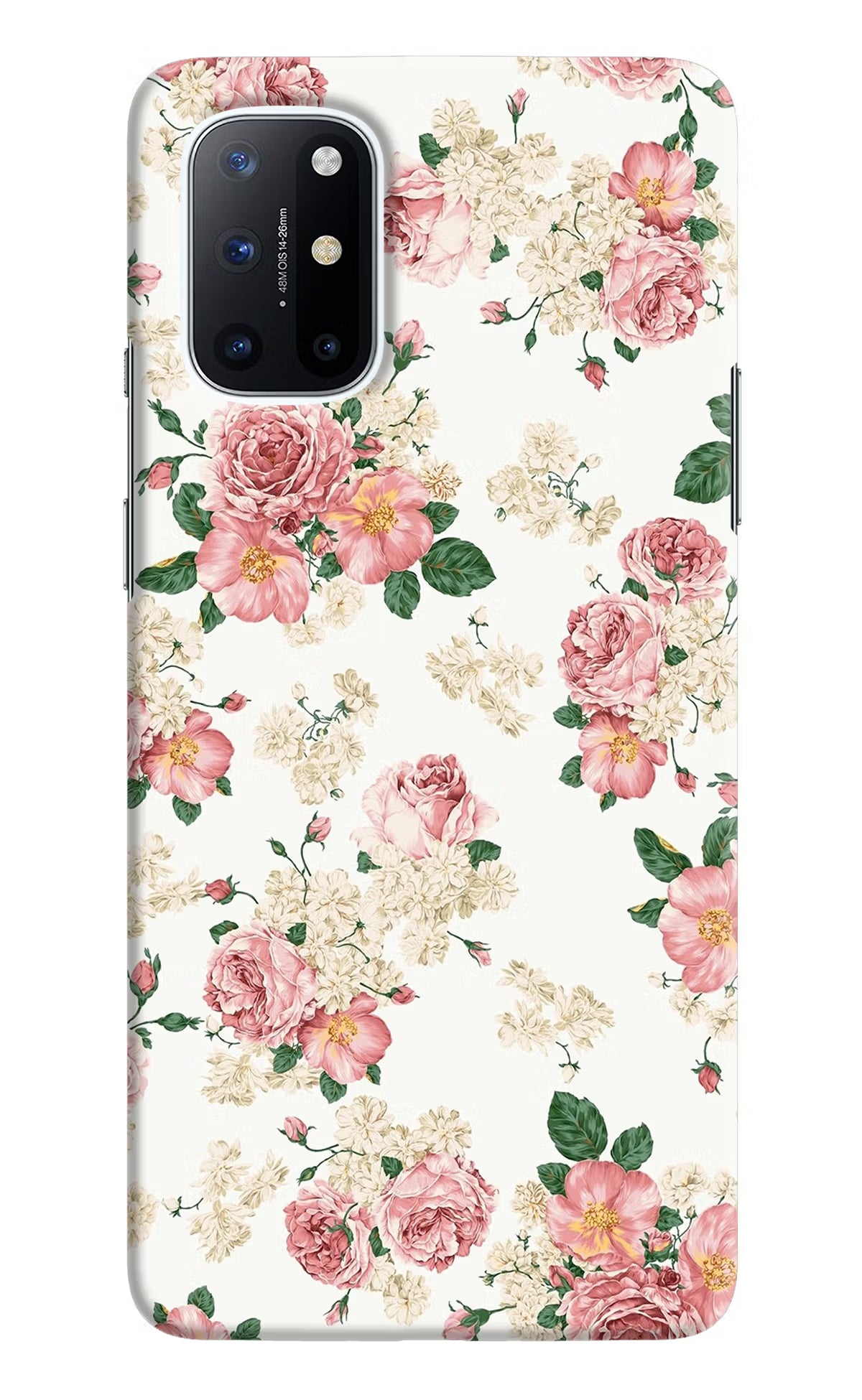 Flowers Oneplus 8T Hard Case Back Cover by Casekaro