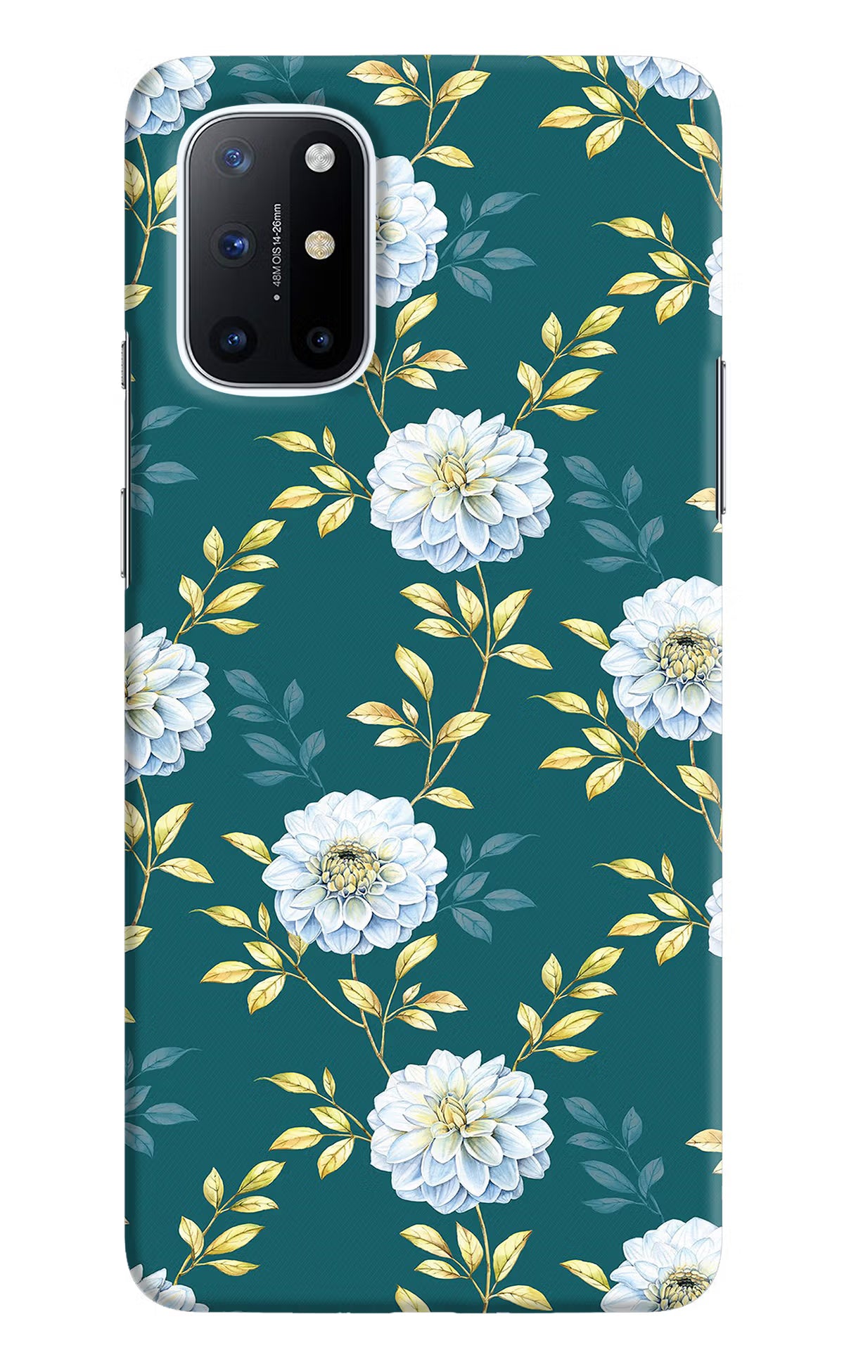 Flowers Oneplus 8T Hard Case Back Cover by Casekaro