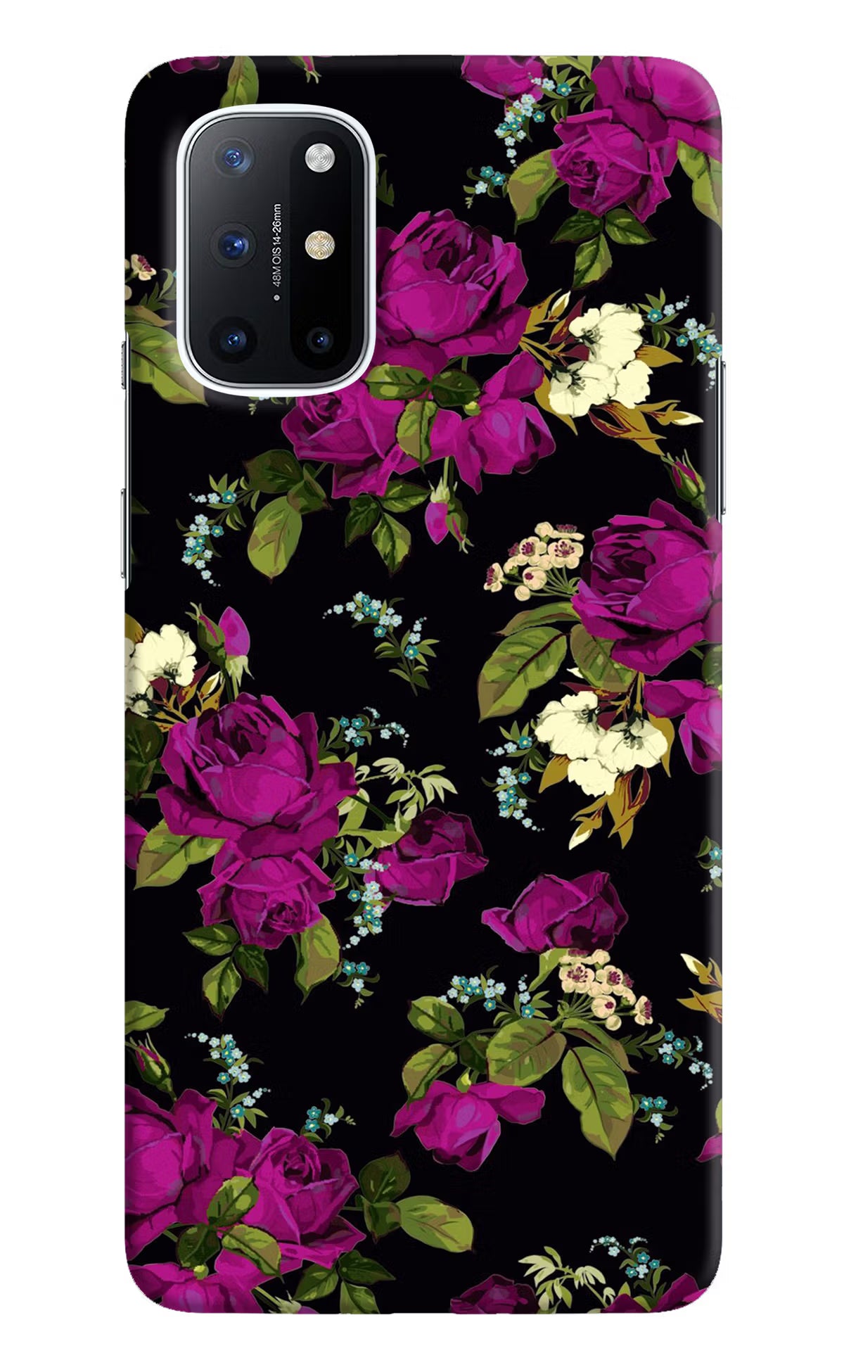 Flowers Oneplus 8T Hard Case Back Cover by Casekaro