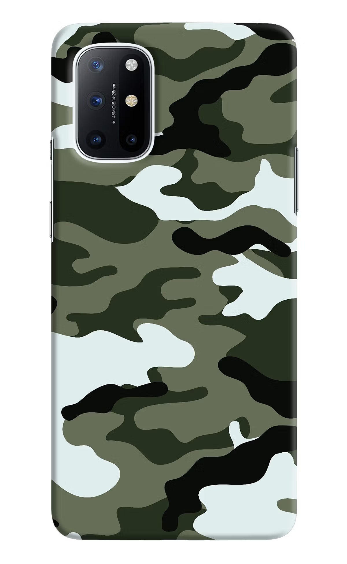 Camouflage Oneplus 8T Hard Case Back Cover by Casekaro