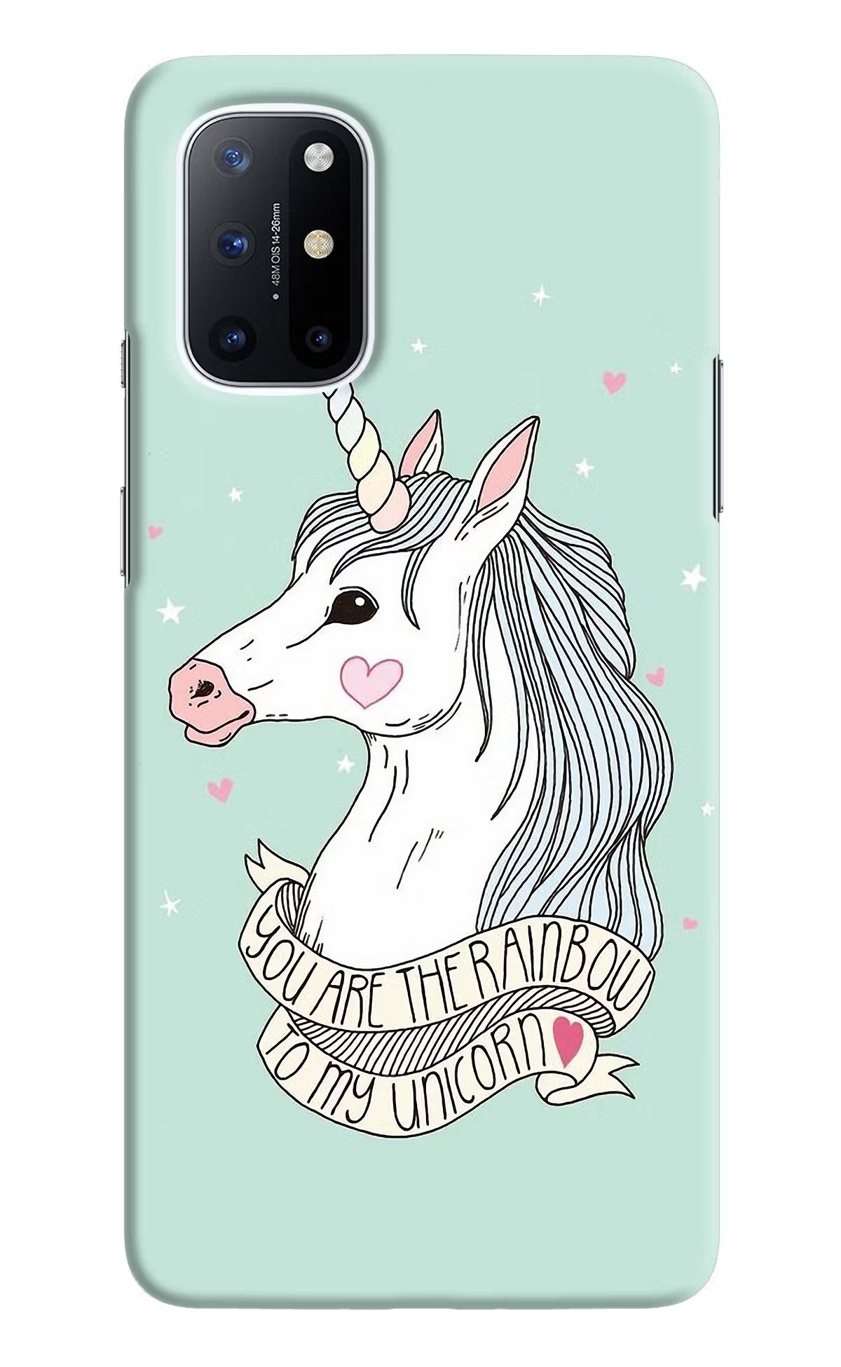 Unicorn Wallpaper Oneplus 8T Hard Case Back Cover by Casekaro