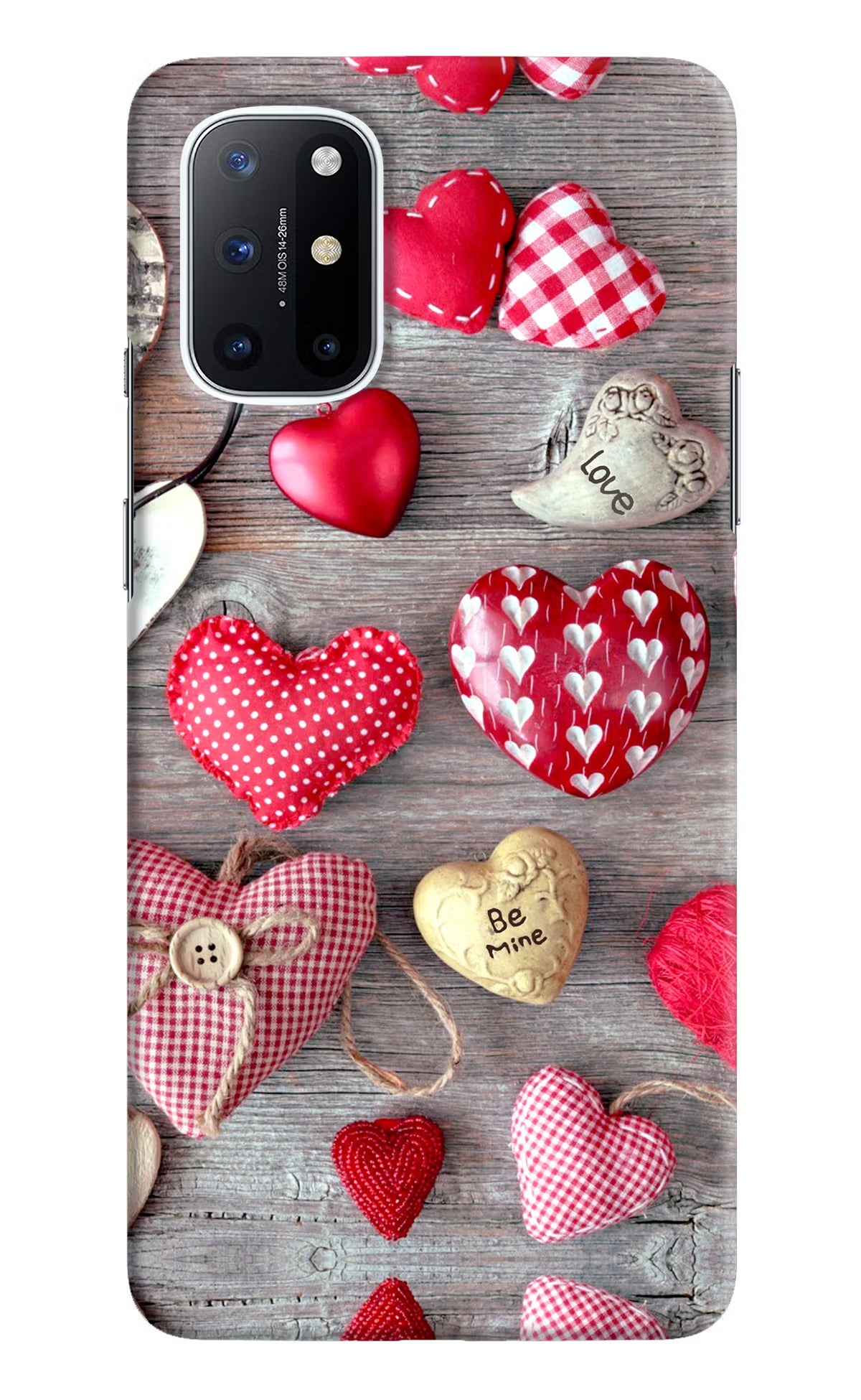 Love Wallpaper Oneplus 8T Hard Case Back Cover by Casekaro