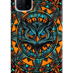 Angry Owl Art Oneplus 8T Hard Case Back Cover by Casekaro
