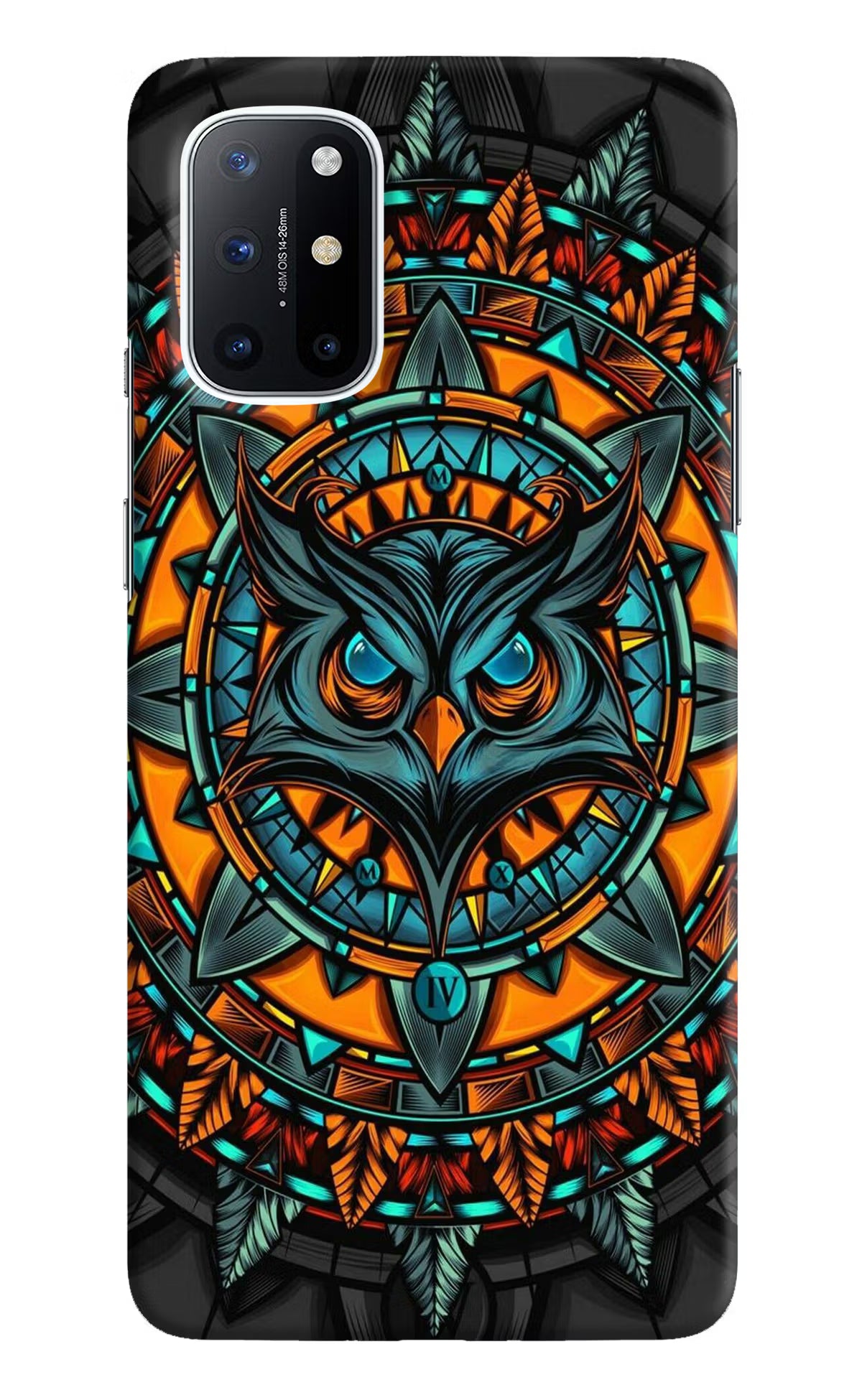 Angry Owl Art Oneplus 8T Hard Case Back Cover by Casekaro