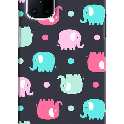 Elephants Oneplus 8T Hard Case Back Cover by Casekaro