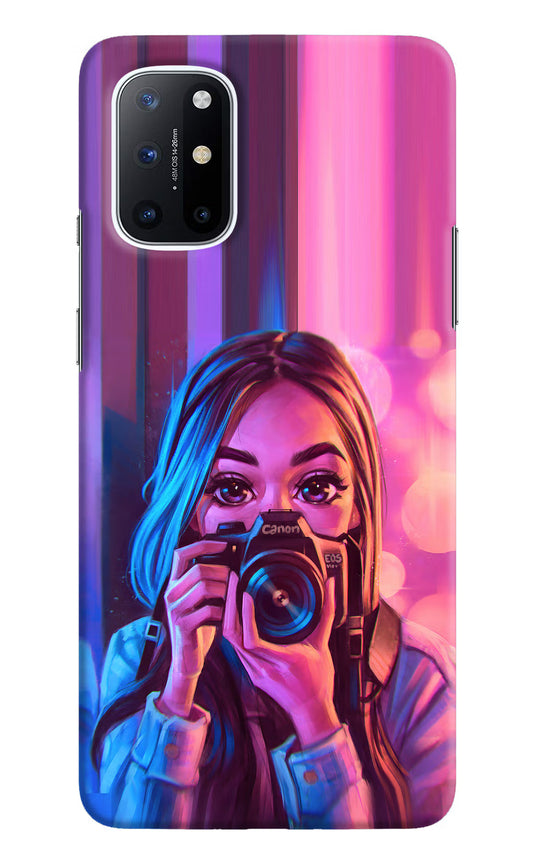 Girl Photographer Oneplus 8T Hard Case Back Cover by Casekaro