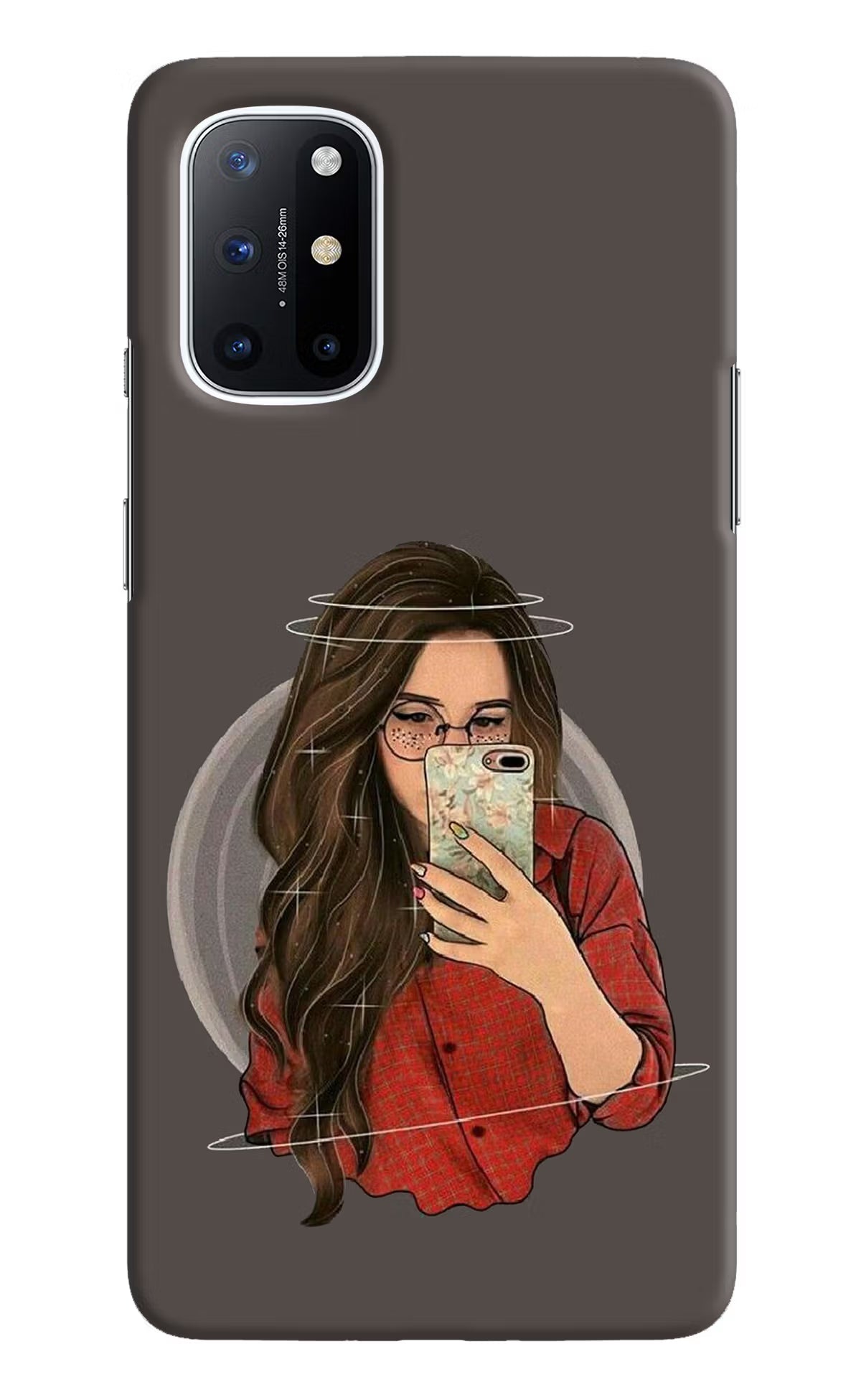Selfie Queen Oneplus 8T Hard Case Back Cover by Casekaro
