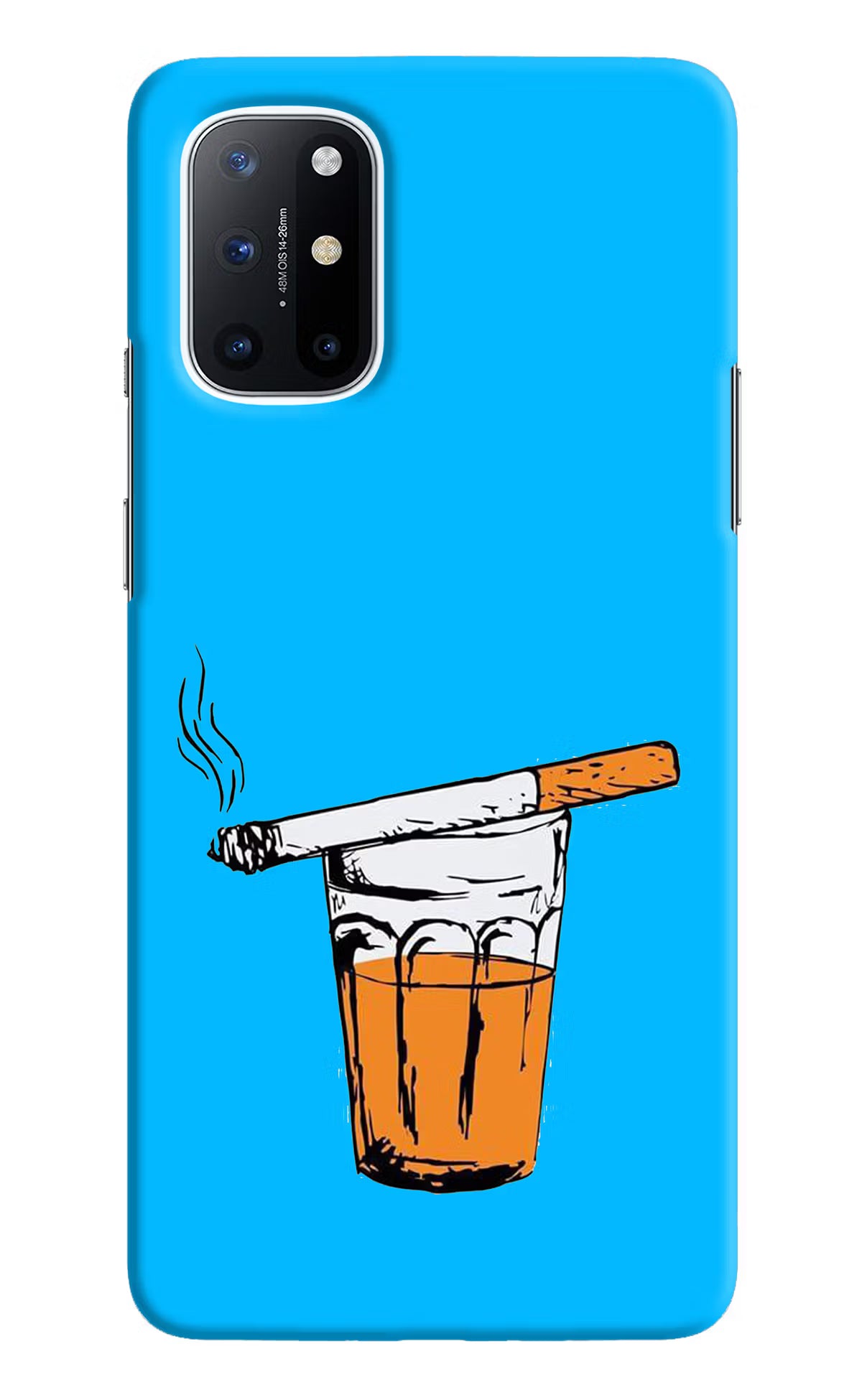 Chai Sutta Oneplus 8T Hard Case Back Cover by Casekaro