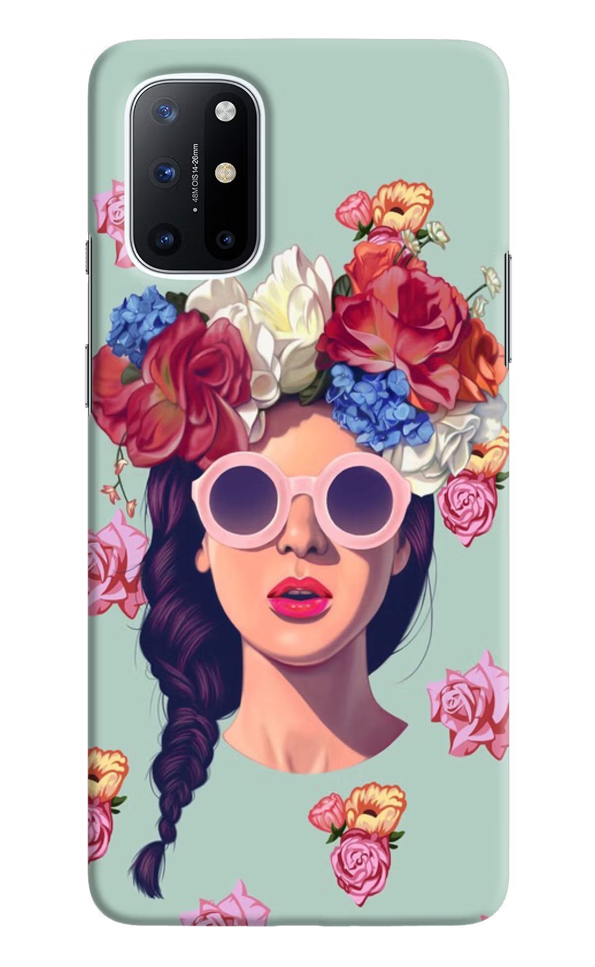 Pretty Girl Oneplus 8T Hard Case Back Cover by Casekaro