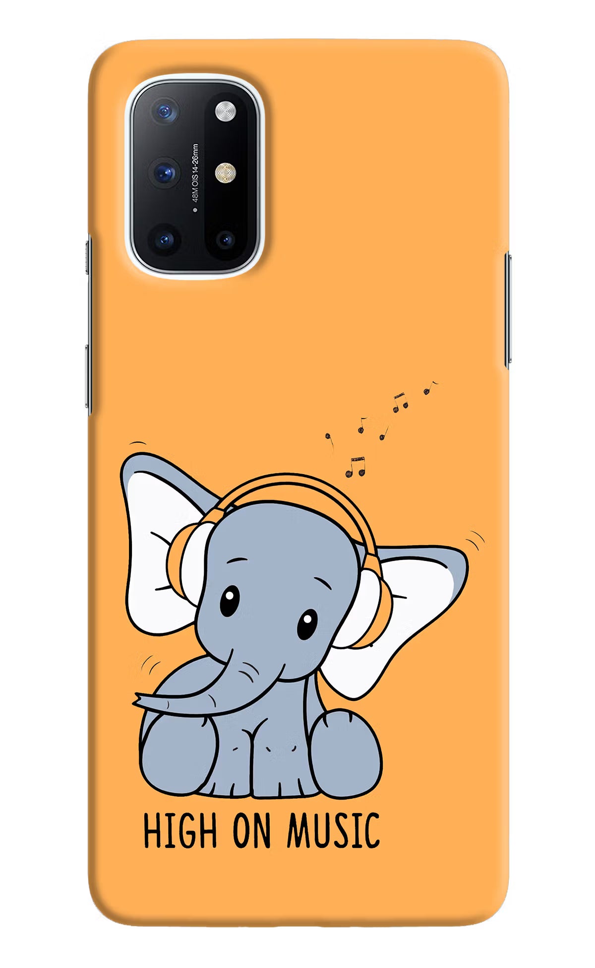 High On Music Oneplus 8T Hard Case Back Cover by Casekaro
