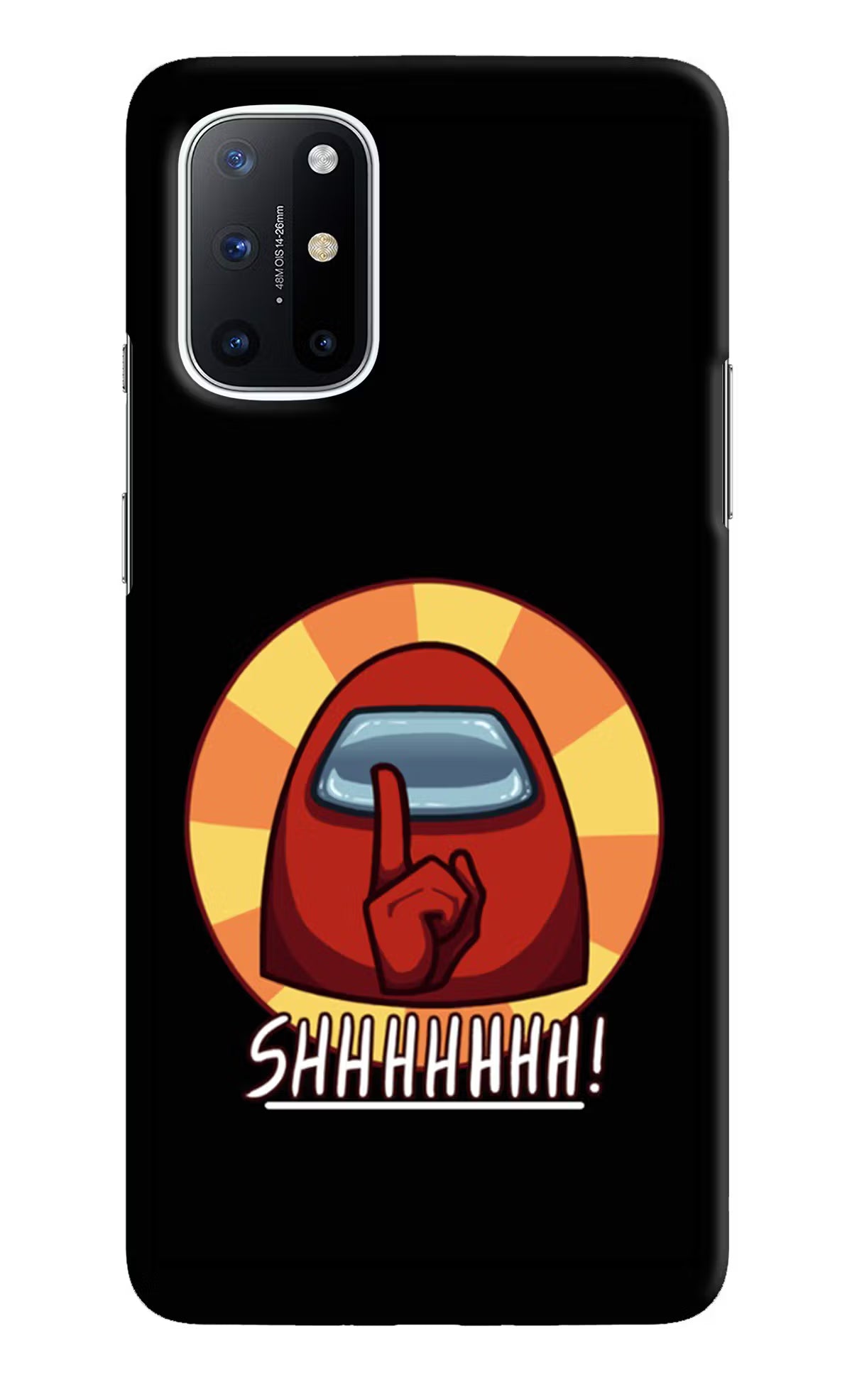 Among Us Shhh! Oneplus 8T Hard Case Back Cover by Casekaro