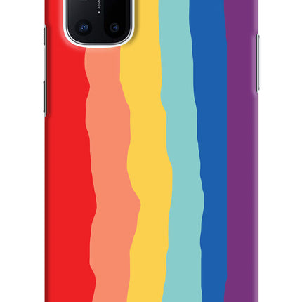 Rainbow Oneplus 8T Hard Case Back Cover by Casekaro