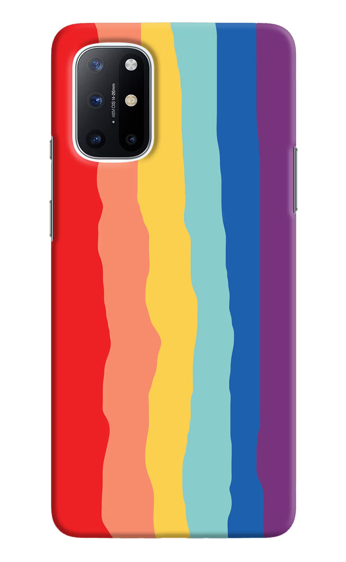 Rainbow Oneplus 8T Hard Case Back Cover by Casekaro