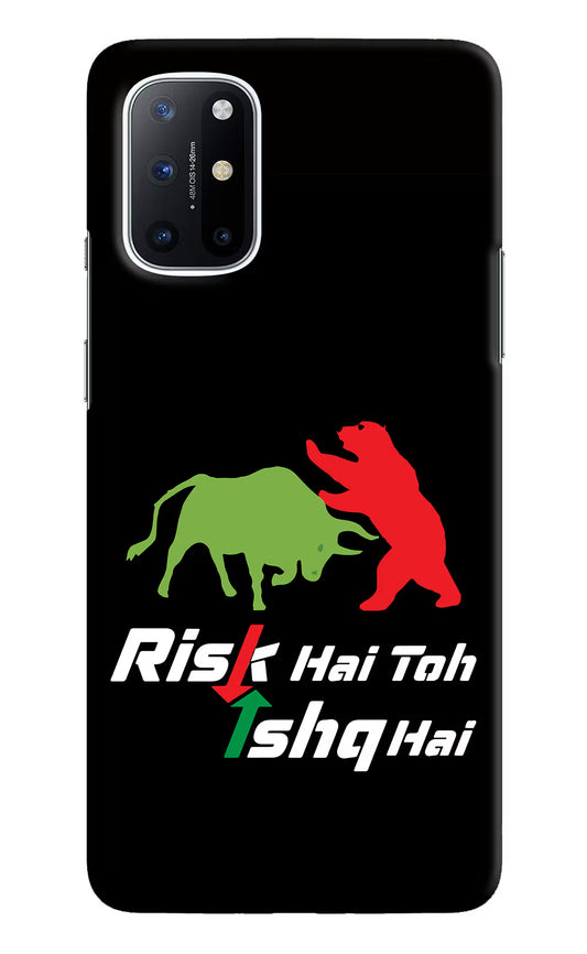 Risk Hai Toh Ishq Hai Oneplus 8T Hard Case Back Cover by Casekaro