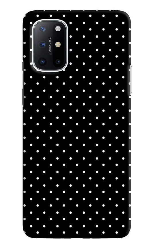 White Dots Oneplus 8T Hard Case Back Cover by Casekaro