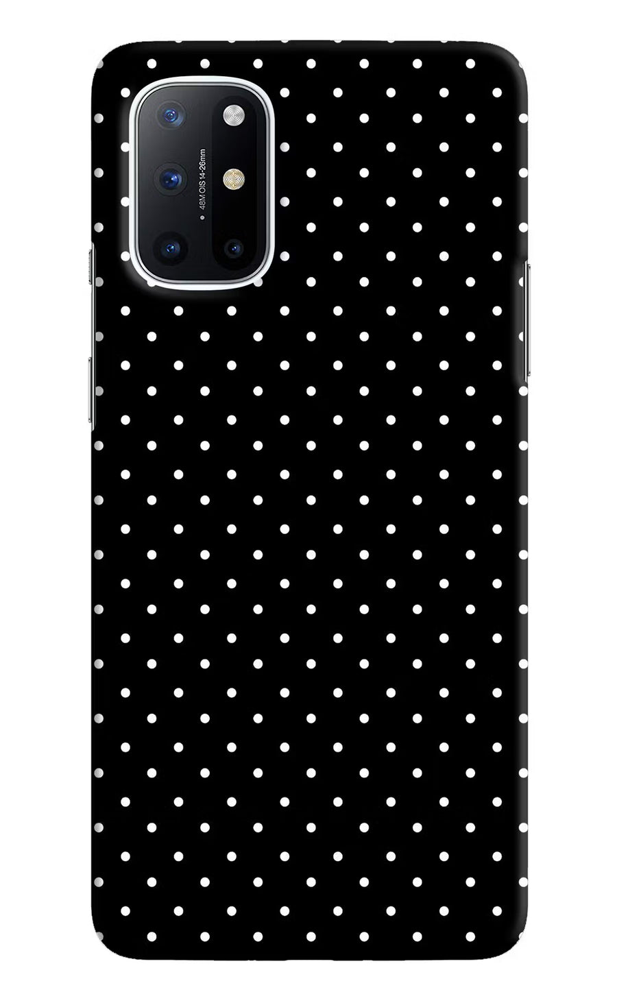White Dots Oneplus 8T Back Cover, Hard case