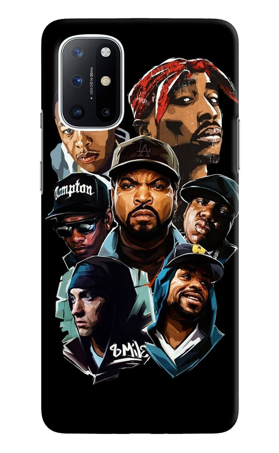Rappers Oneplus 8T Back Cover, Hard case