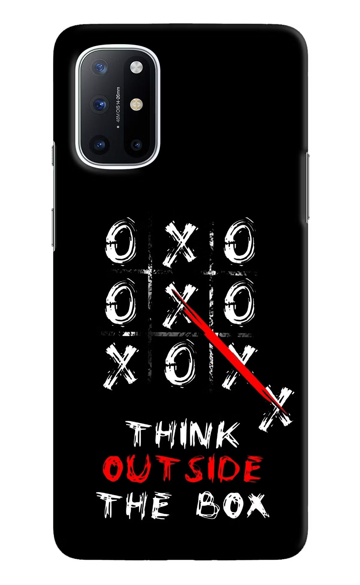 Think out of the BOX Oneplus 8T Hard Case Back Cover by Casekaro