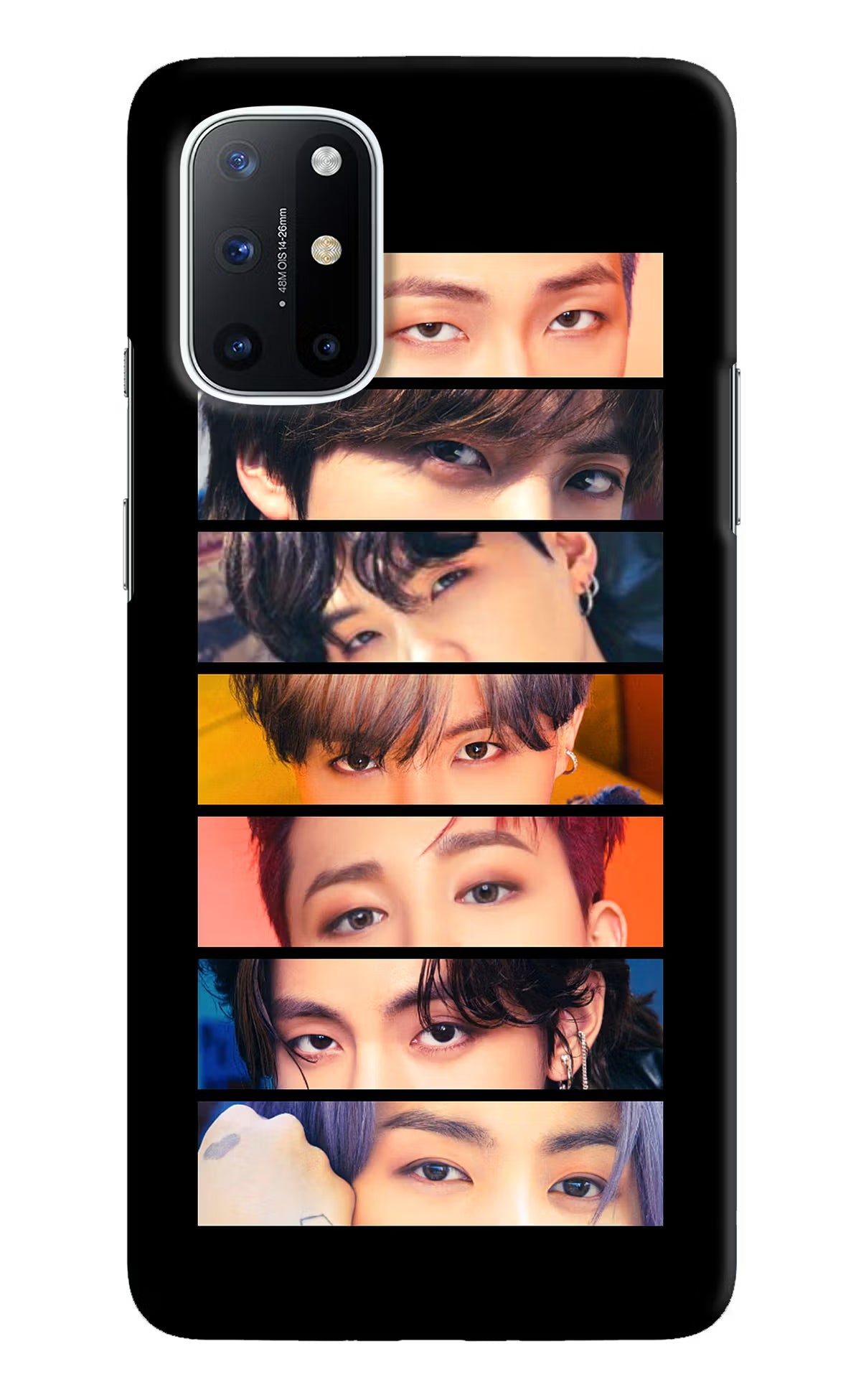 BTS Eyes Oneplus 8T Hard Case Back Cover by Casekaro