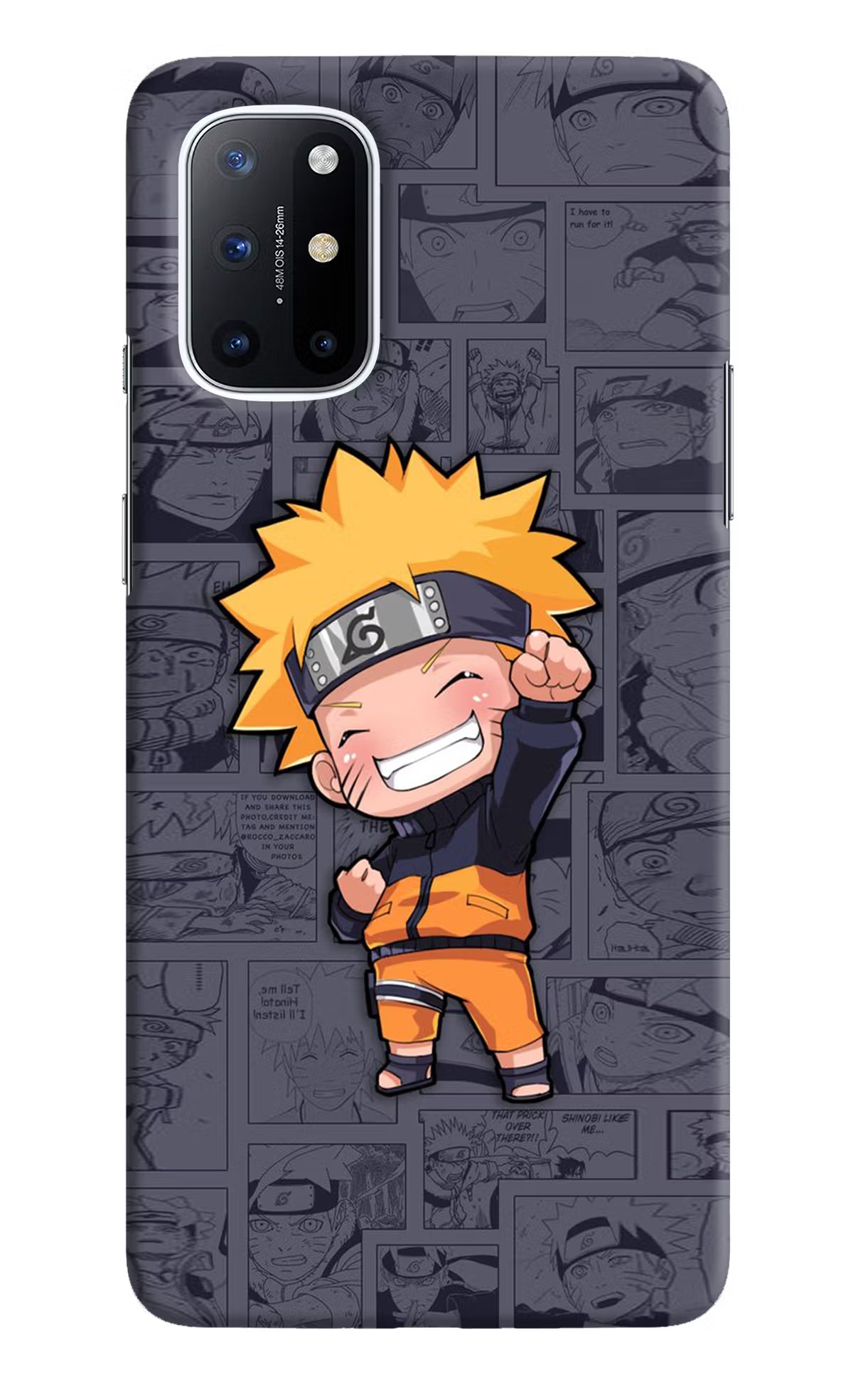 Chota Naruto Oneplus 8T Hard Case Back Cover by Casekaro