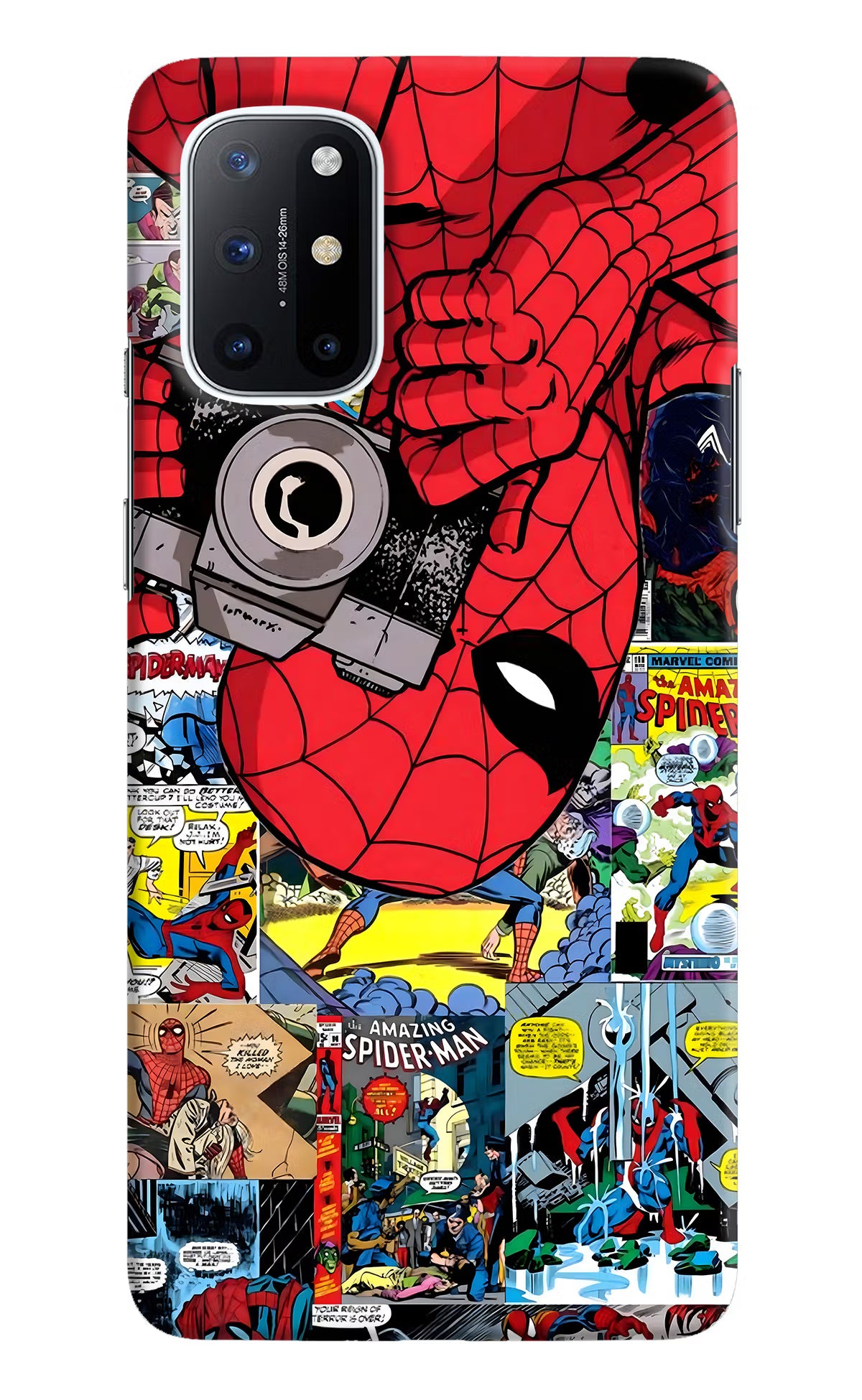 Spider Man Oneplus 8T Hard Case Back Cover by Casekaro
