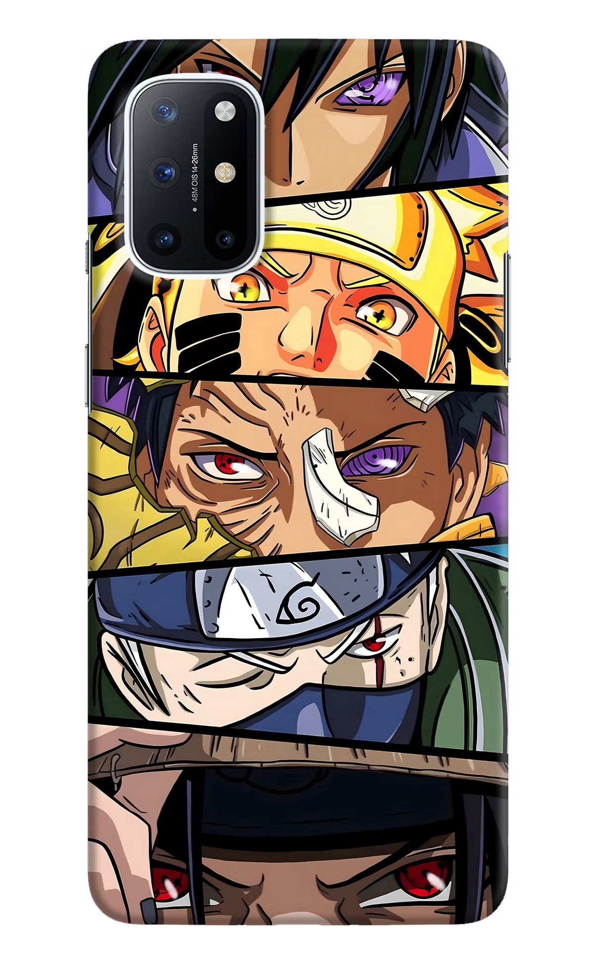 Naruto Character Oneplus 8T Hard Case Back Cover by Casekaro
