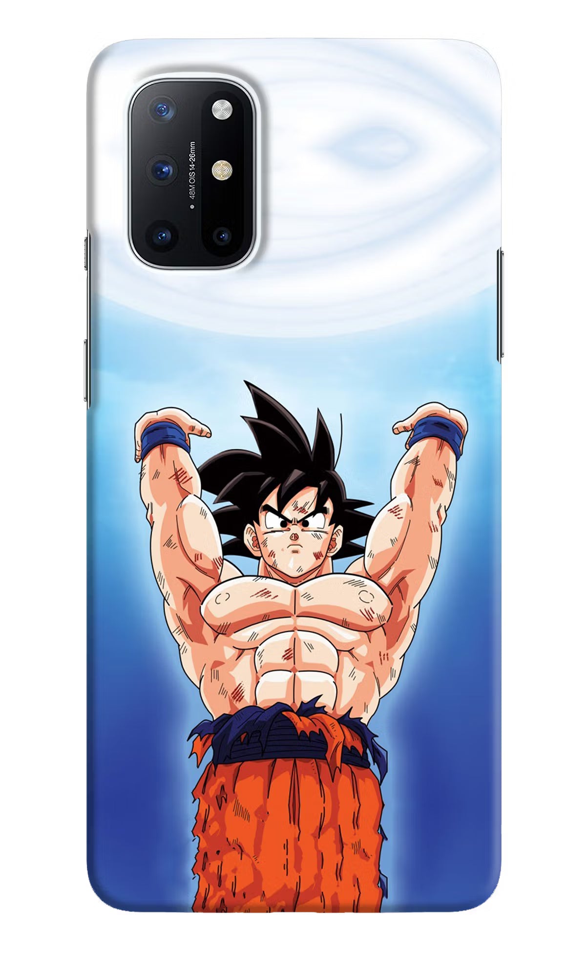 Goku Power Oneplus 8T Hard Case Back Cover by Casekaro