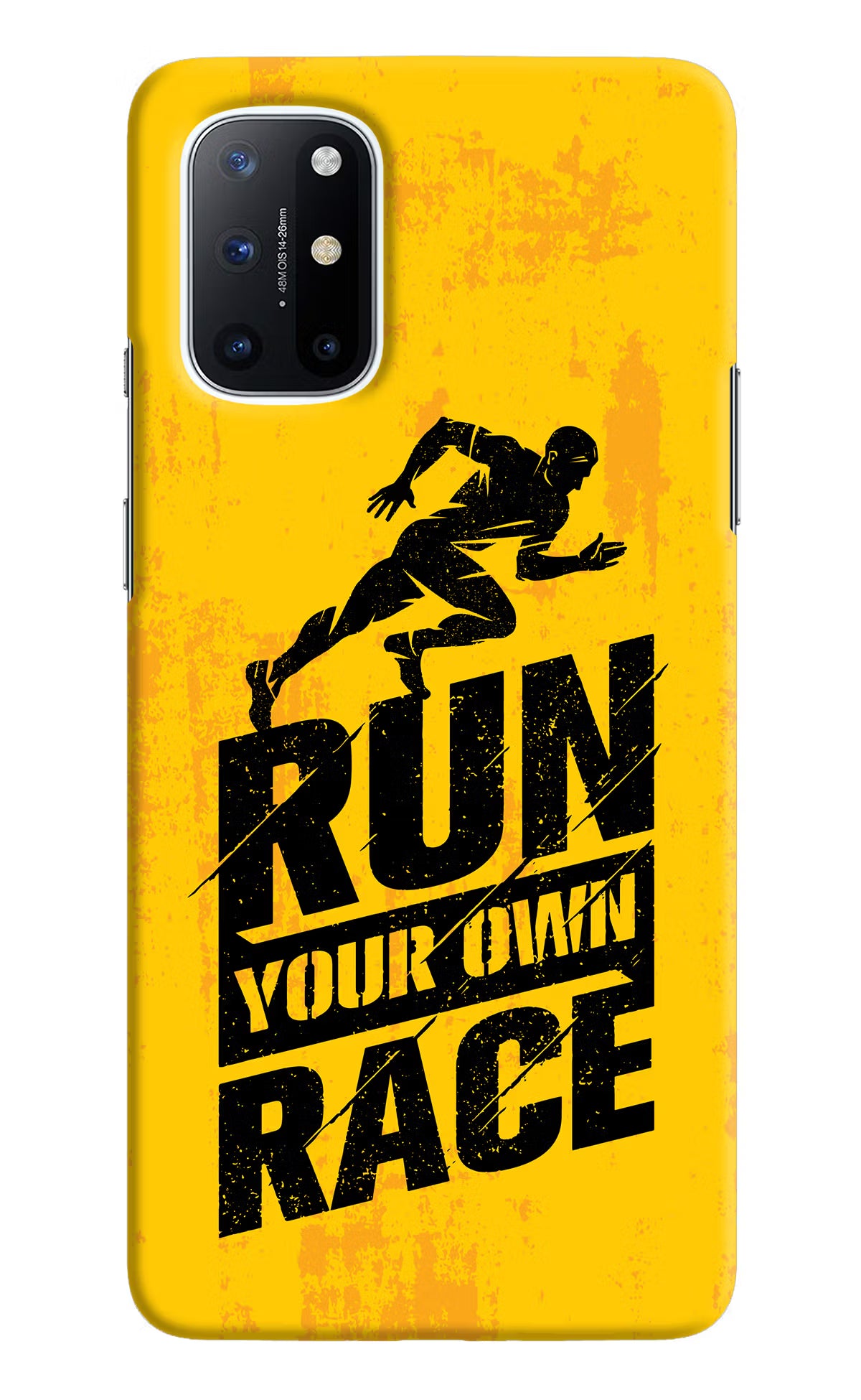 Run Your Own Race Oneplus 8T Hard Case Back Cover by Casekaro