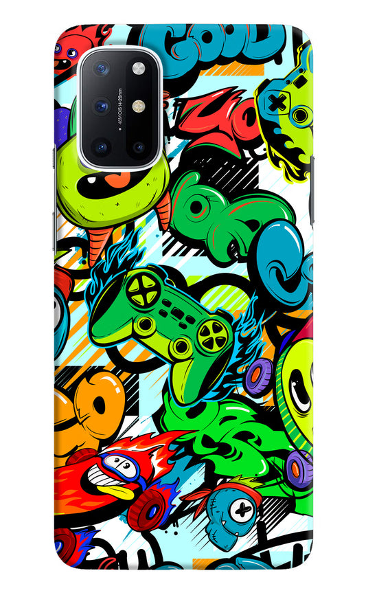 Game Doodle Oneplus 8T Hard Case Back Cover by Casekaro