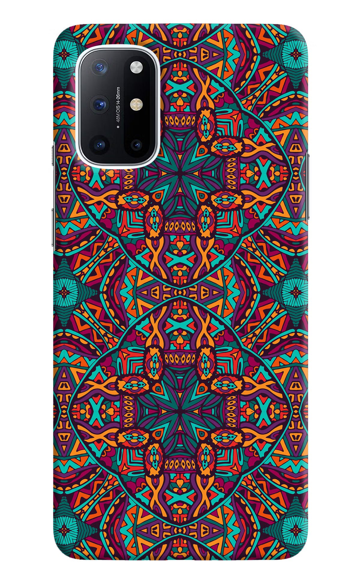 Colour Mandala Oneplus 8T Hard Case Back Cover by Casekaro