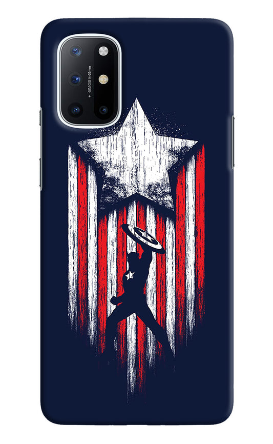 Captain America Marvel Art Oneplus 8T Back Cover