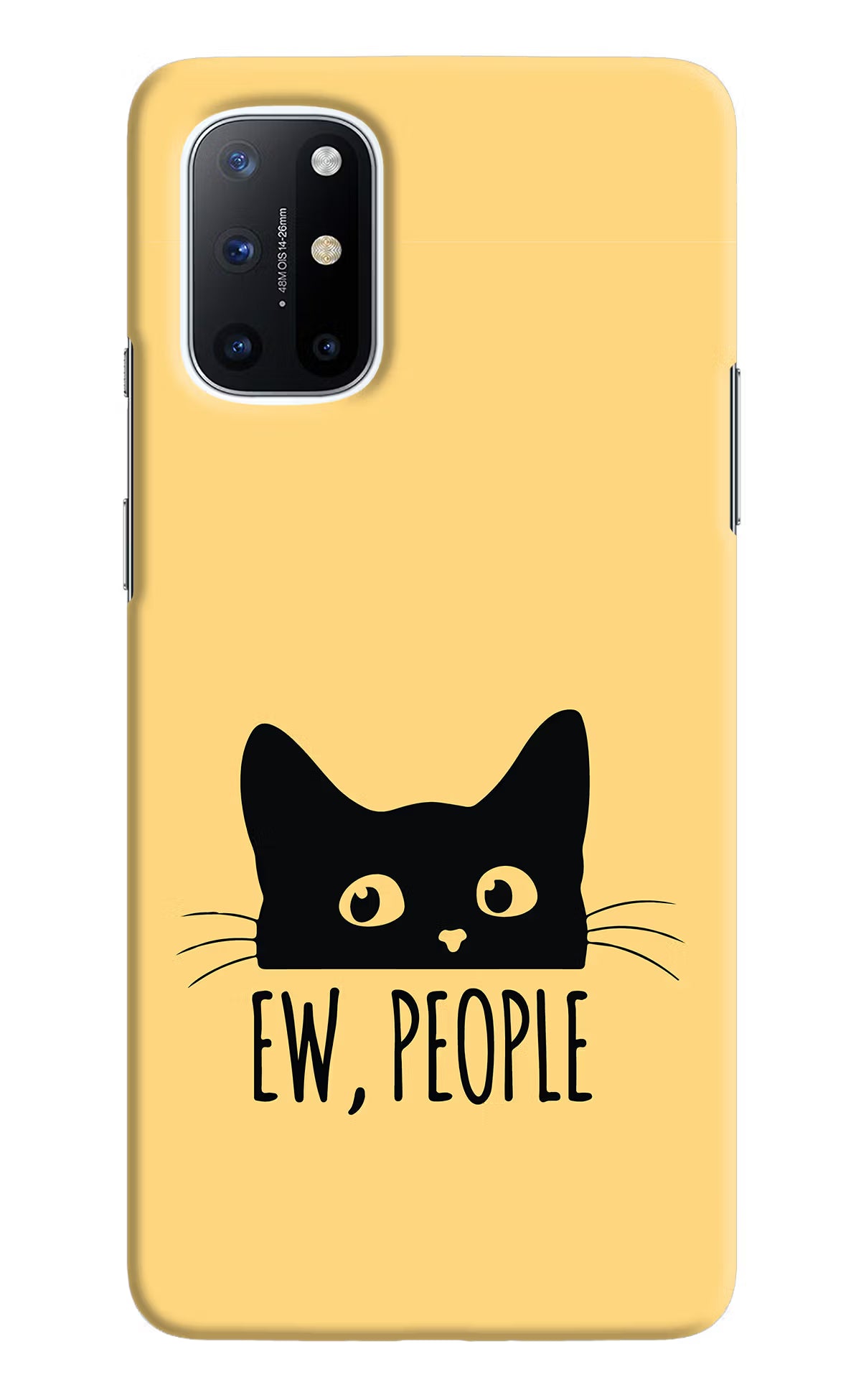 Ew People Catitude Oneplus 8T Hard Case Back Cover by Casekaro