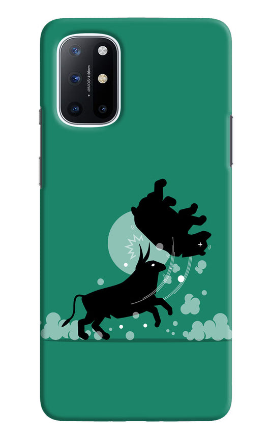 Bull Conqueror Oneplus 8T Hard Case Back Cover by Casekaro