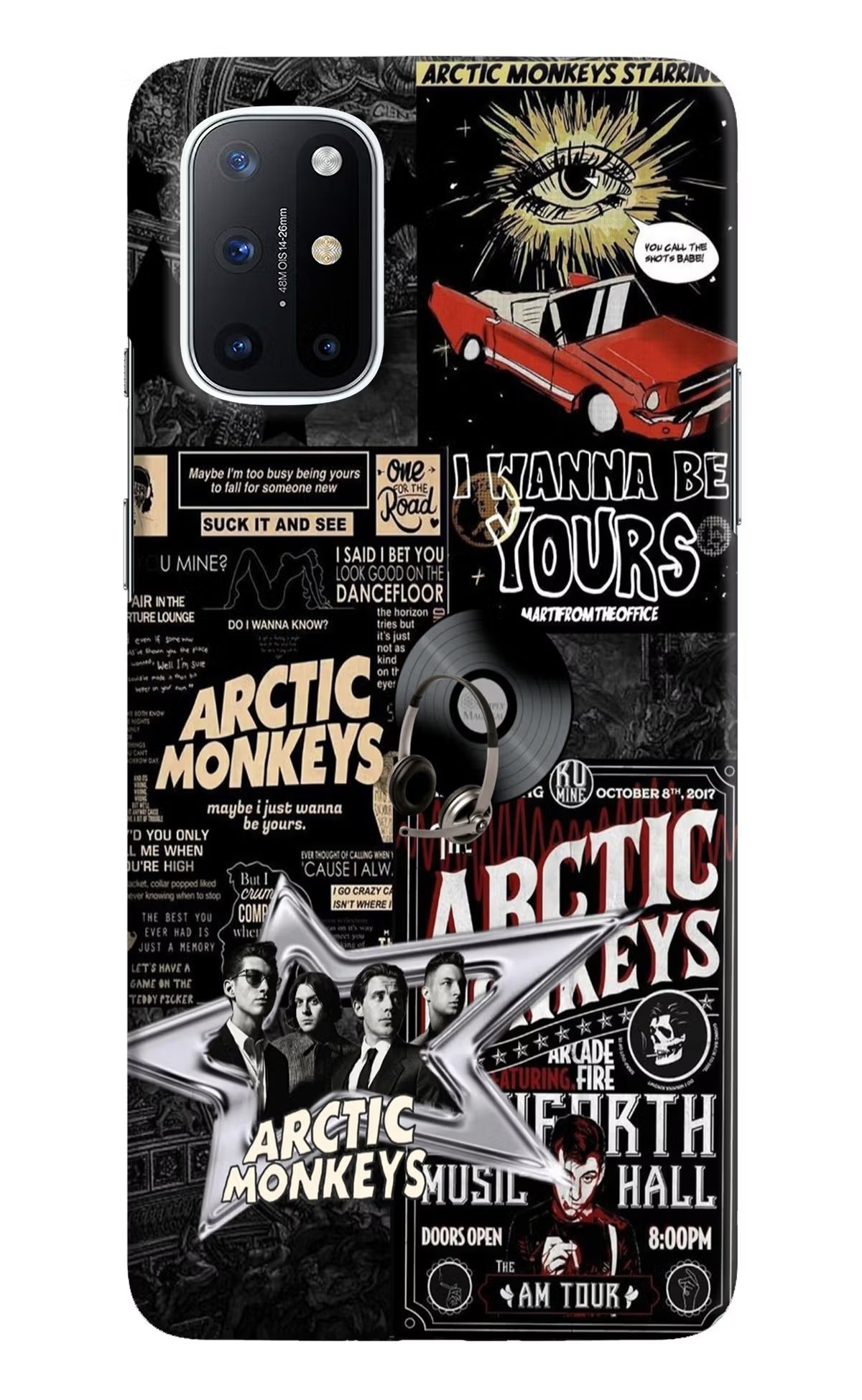 Arctic Monkeys Oneplus 8T Hard Case Back Cover by Casekaro