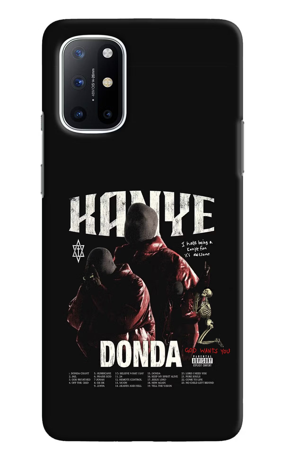 Donda Kanye West Oneplus 8T Hard Case Back Cover by Casekaro