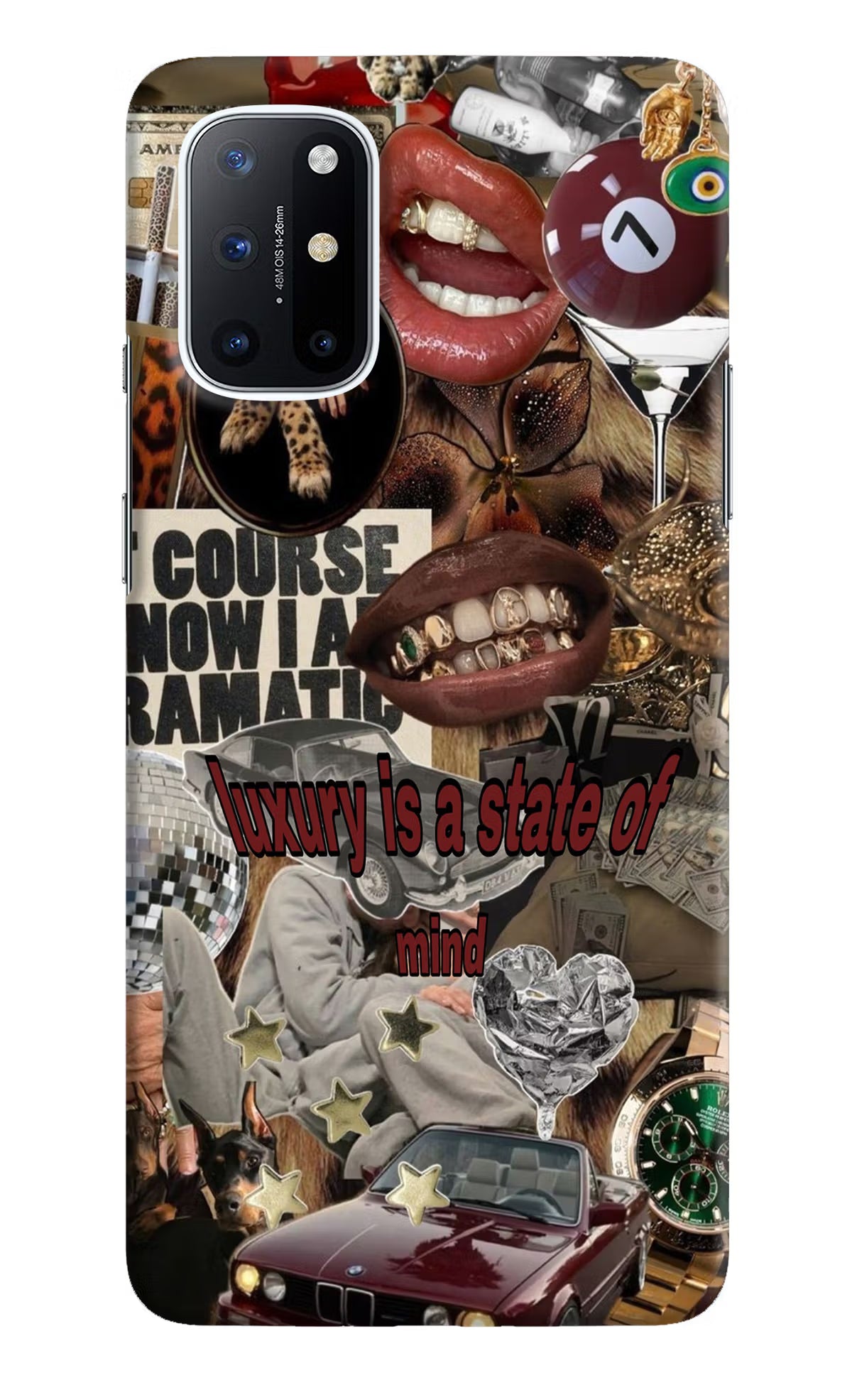 Luxury Oneplus 8T Hard Case Back Cover by Casekaro