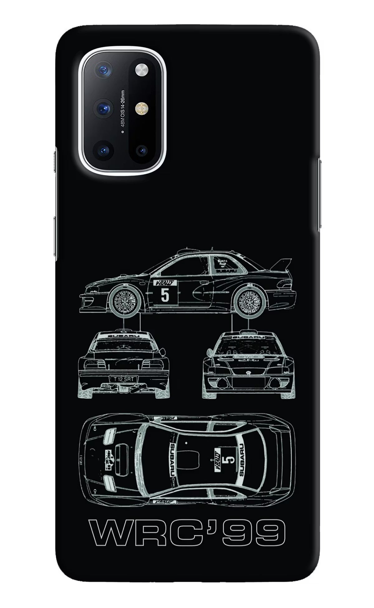 WRC'99 Oneplus 8T Hard Case Back Cover by Casekaro