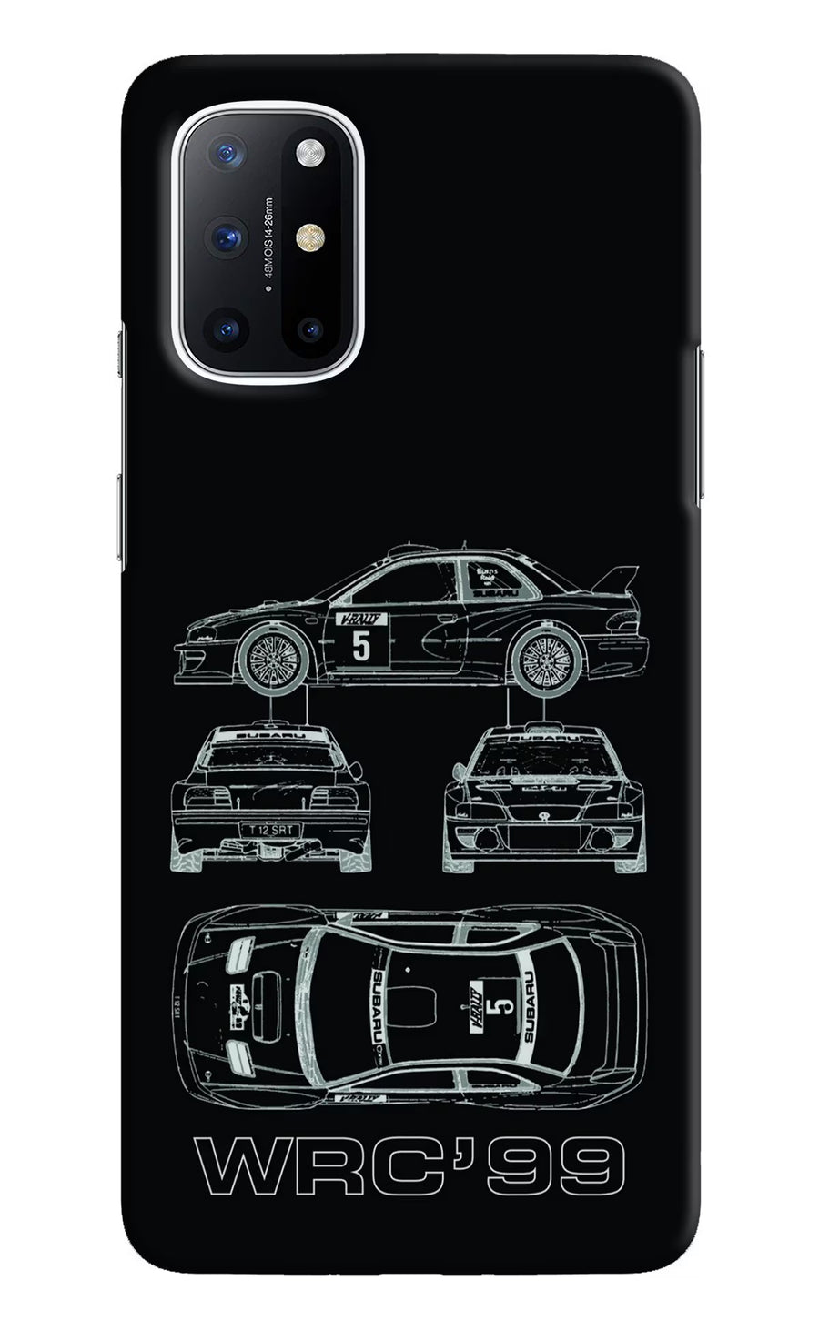 WRC'99 Oneplus 8T Back Cover, Hard case