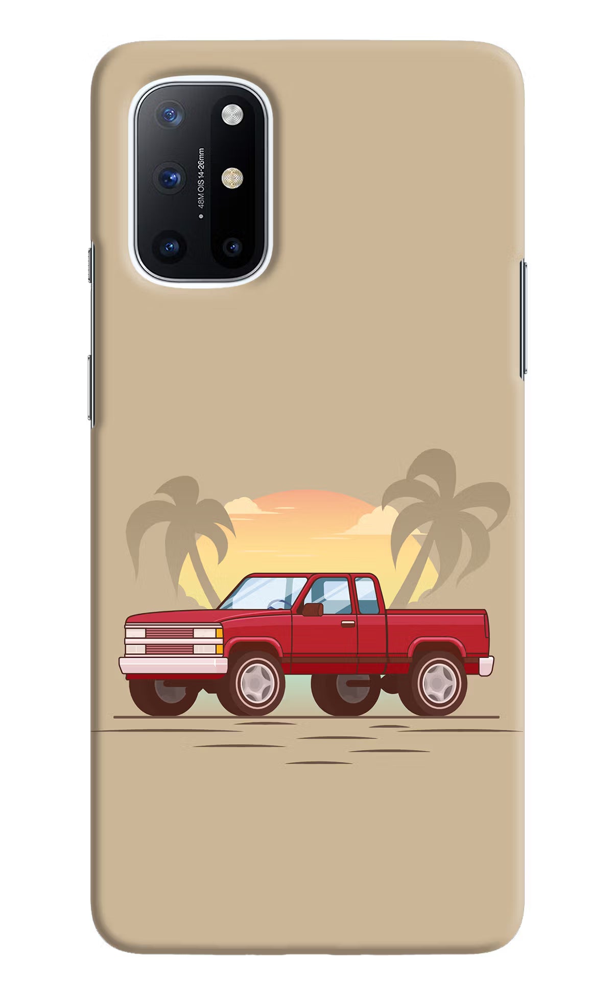 Desert Classic Drive Oneplus 8T Hard Case Back Cover by Casekaro