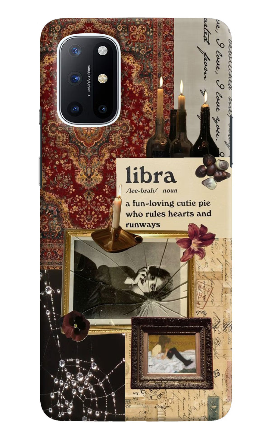 Libra Zodiac Oneplus 8T Back Cover, Hard case