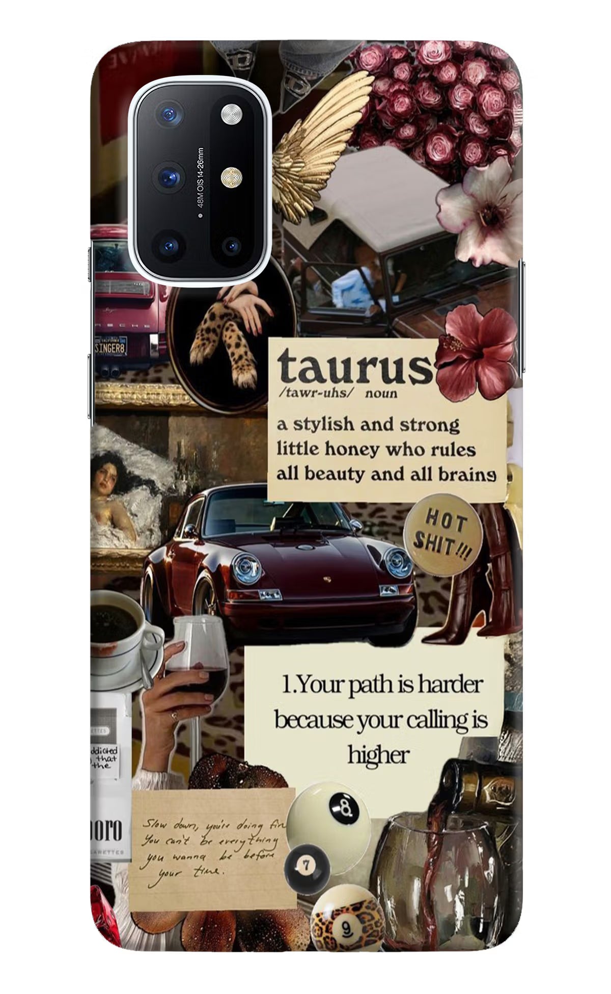 Taurus Zodiac Oneplus 8T Hard Case Back Cover by Casekaro