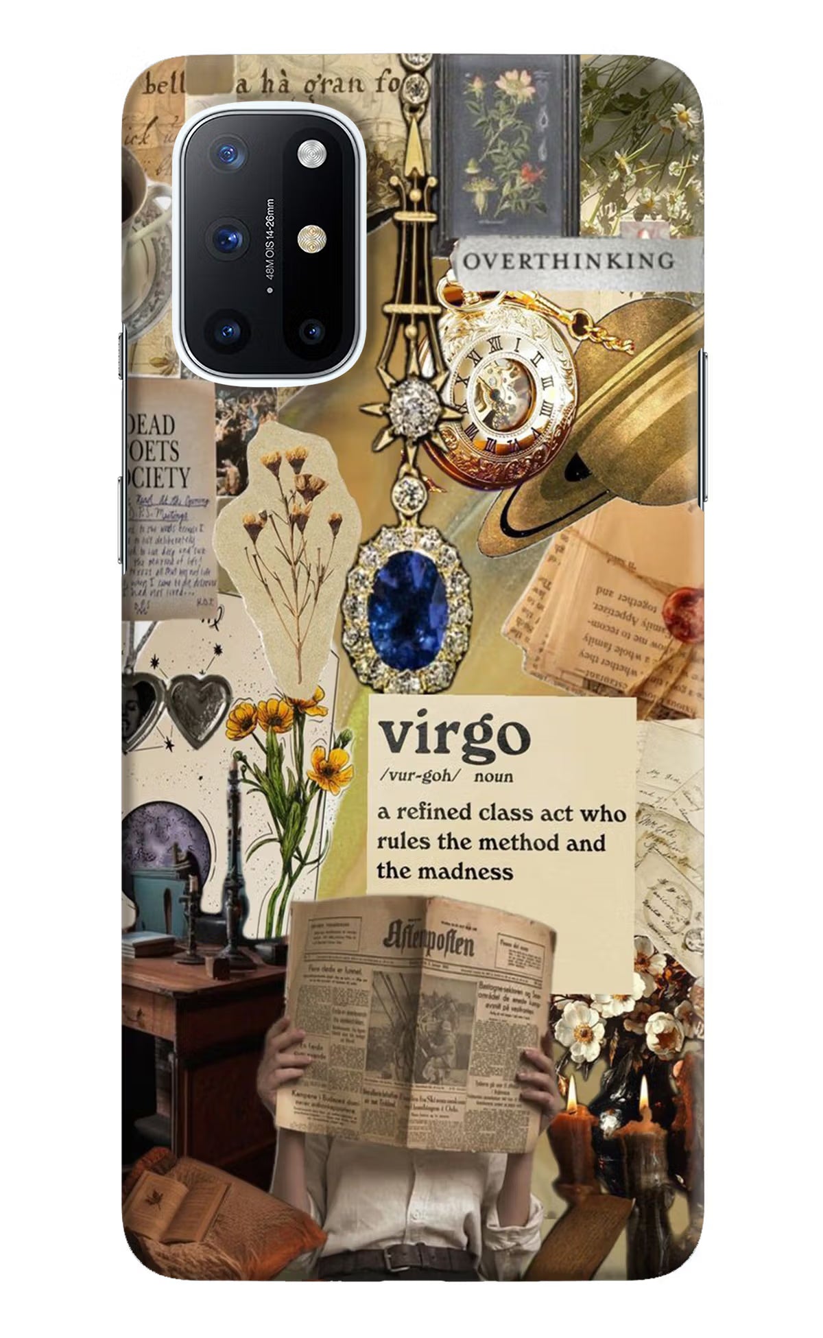 Virgo Zodiac Oneplus 8T Hard Case Back Cover by Casekaro