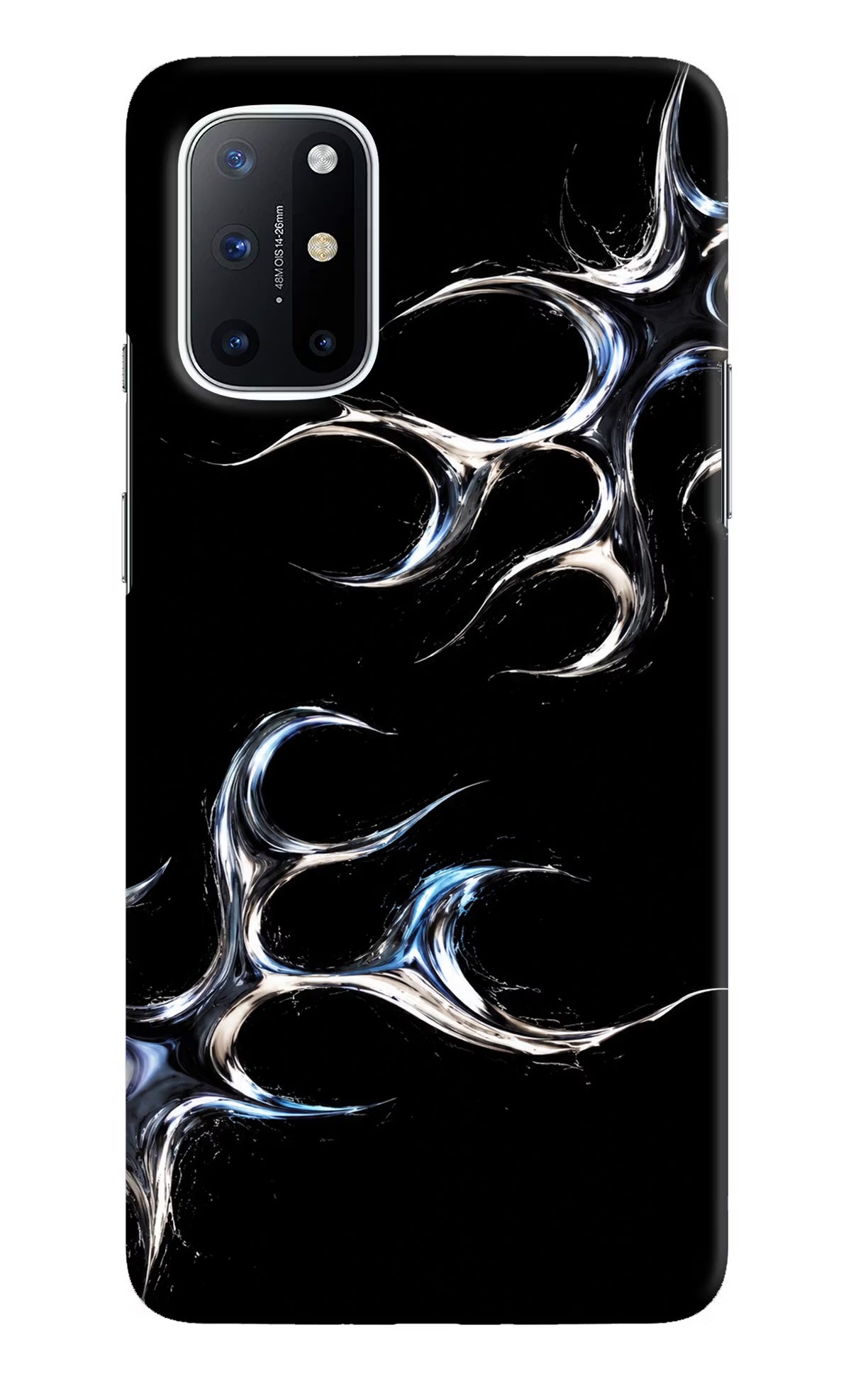 Chrome Tribal Oneplus 8T Hard Case Back Cover by Casekaro